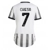 Damen Fußballbekleidung Juventus Federico Chiesa #7 Heimtrikot 2022-23 Kurzarm